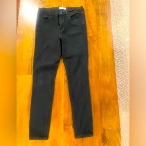 Madewell Jeans, Roadtripper style (skinny), black, size 29